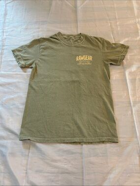 Rawgear Men's Short Sleeve Crewneck T-Shirt in Olive Green